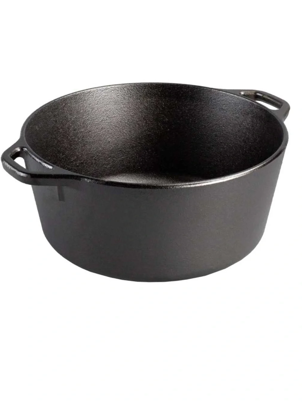 NWT Lodge Cast Iron Double Dutch Oven - 5 Quart